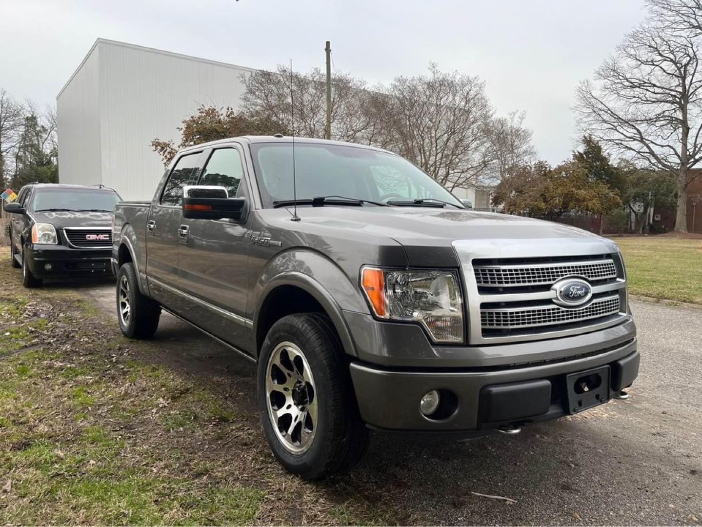 2010 Grey /Gray Ford F-150 Platinum (1FTFW1EV2AF) with an 5.4 V8 engine, Automatic transmission, located at 5700 Curlew Drive, Norfolk, VA, 23502, (757) 455-6330, 36.841885, -76.209412 - -2010 Ford F150 Platinum 4x4 -Loaded with all the options -Two tone interior -Heated/cooled seats -Back up camera -Premium sound -Bluetooth -Many more options not listed -4 brand new tires -Fresh oil change -New state inspection -Ready for a new owner -VADLR - Photo#1